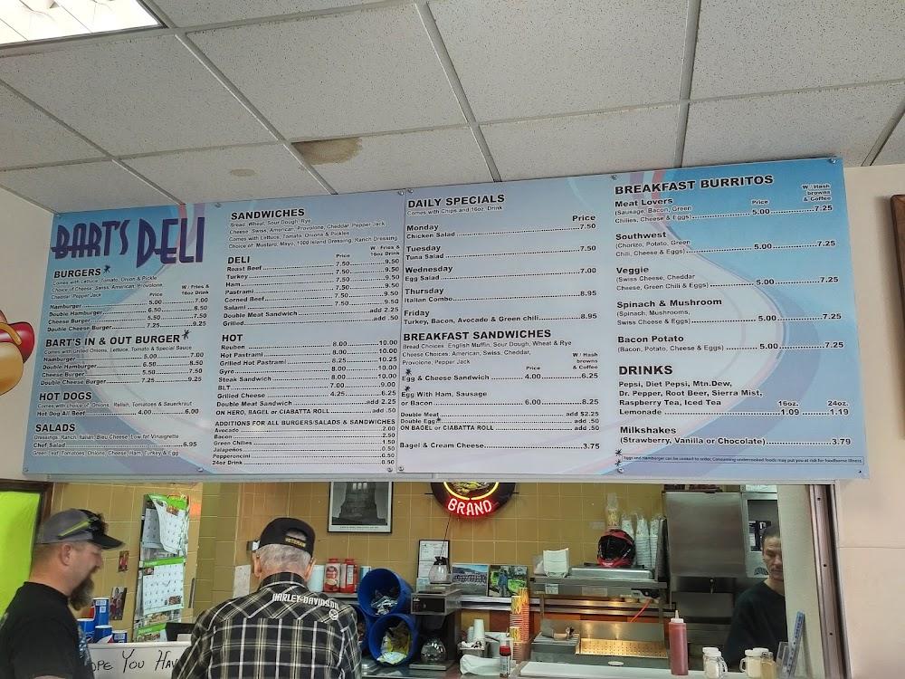 Bart's Deli Menu image 3